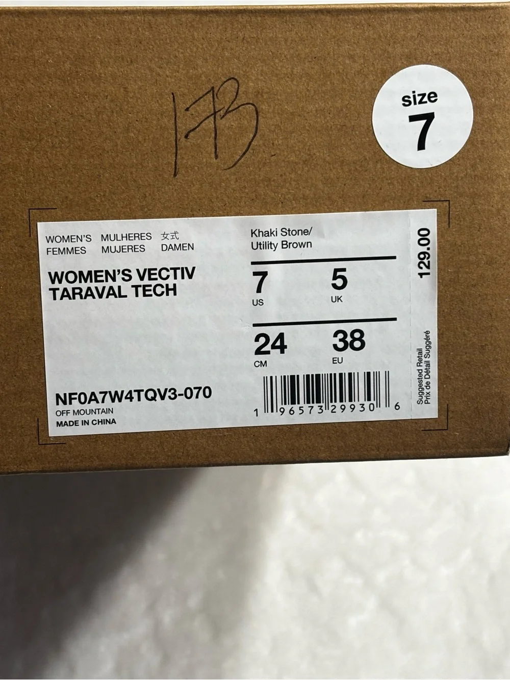 The North Face Women's VECTIV Taraval Tech Sz 7.